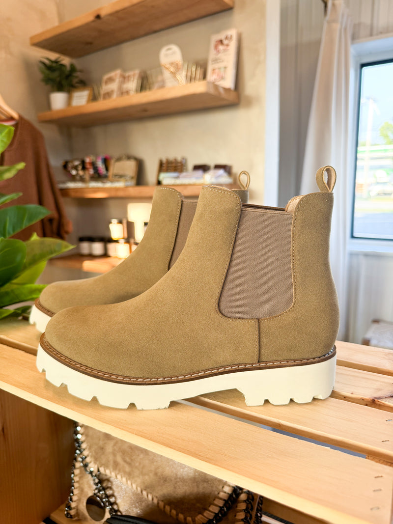 Khaki Chelsea Boot