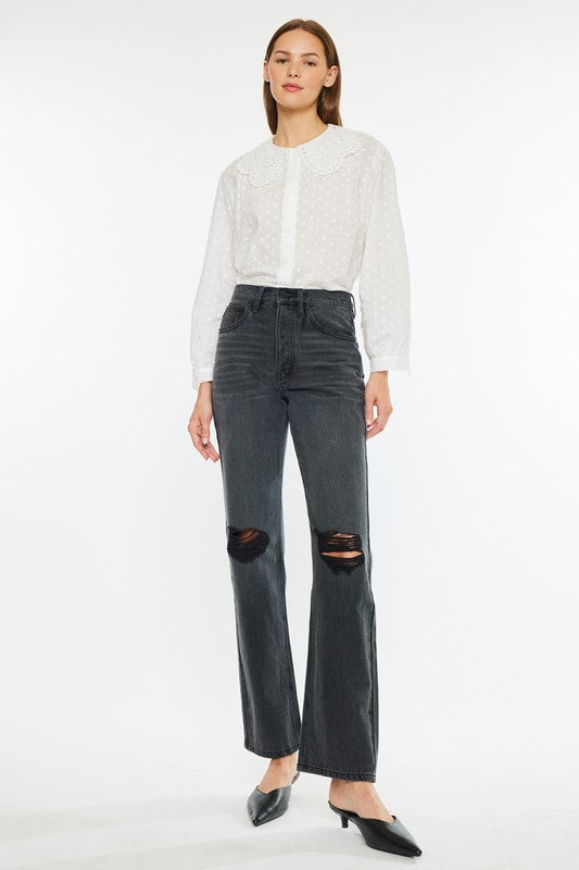 Kancan Black 90’s Boyfriend Jeans